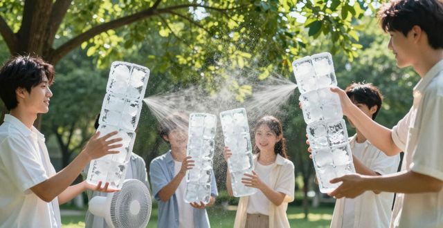 大冰块降温方法_深圳罗湖夏季防暑降温大冰块_大冰块户外活动使用时长